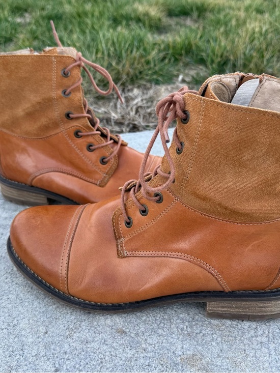 Tara M Lena Brown Leather Ankle Boots 41 - Picture 5 of 14